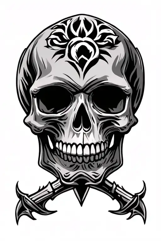 Rock Skull Tribal