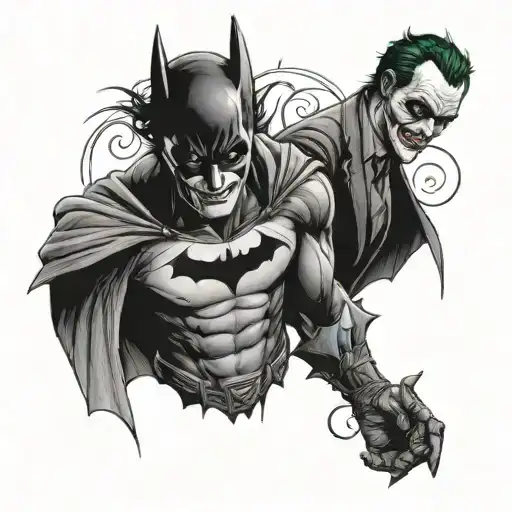 Bat Man And The Joker