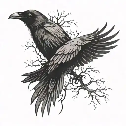 Small Crow Silhouettes