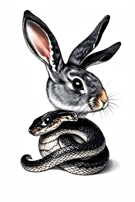 Snake Chasing Rabbit
