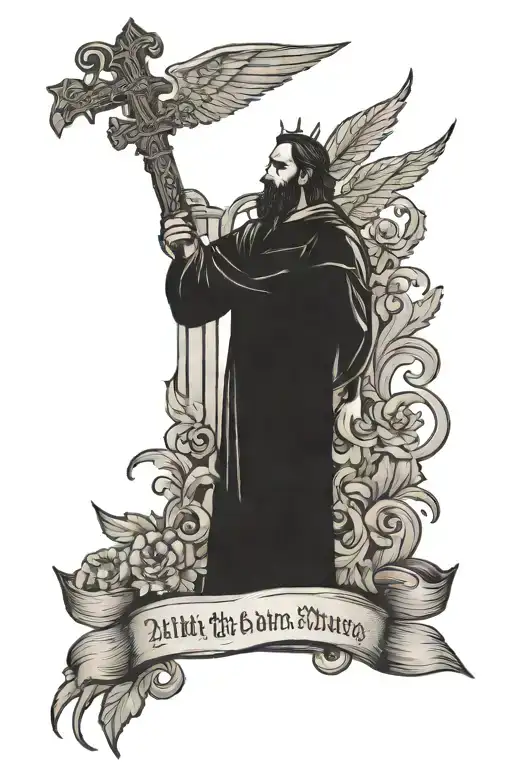 Christian Tatoo With Bible Verse And Date