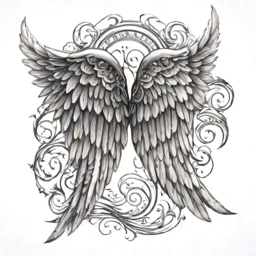 Angel Wings With 111 Incorporated