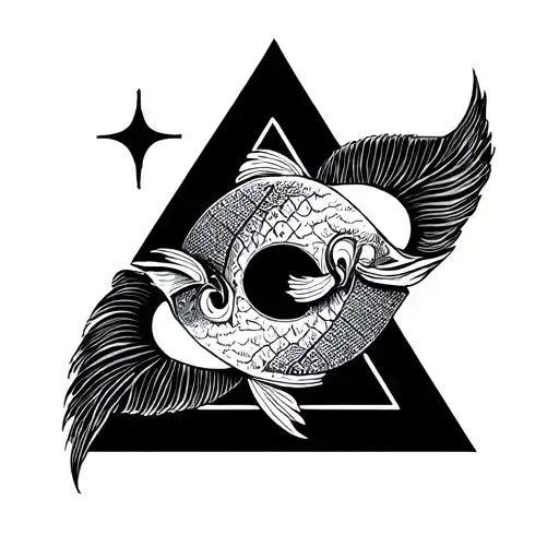 Triangle Pisces Zodiac Sign
