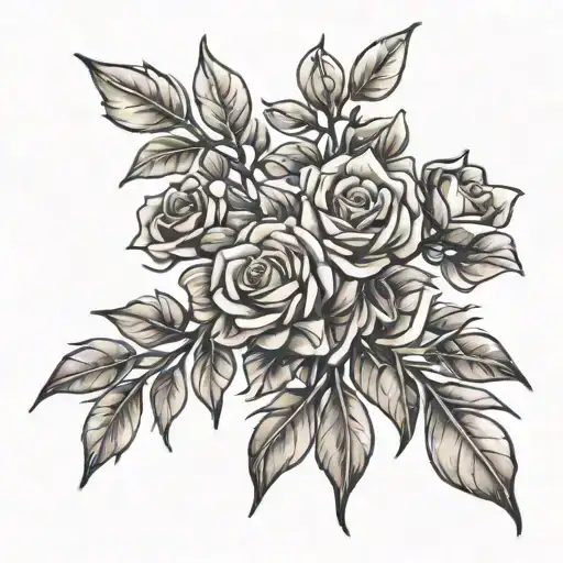 Olive Tree Roses Growing