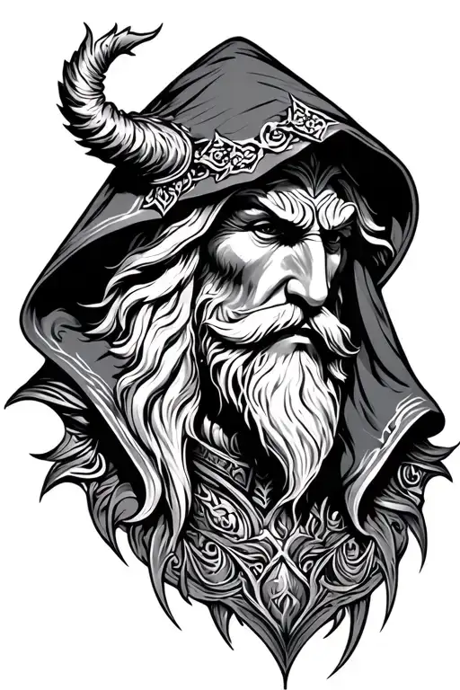 Odin God With Hood