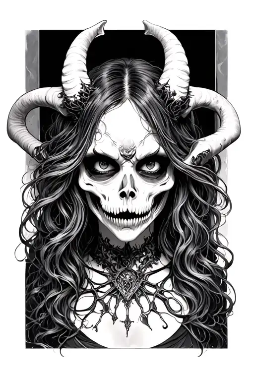 Scary Girl Demon Death