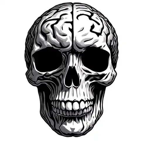 Skull Maze In My Brain