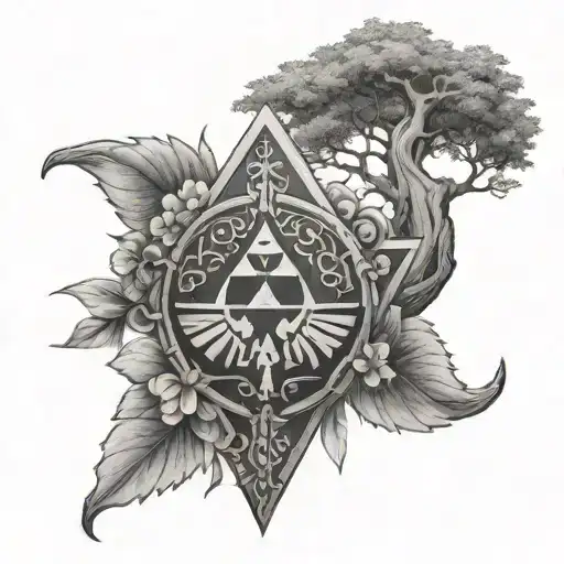 The 3 Flowered And Tree Themed And The 5 Legend Of Zelda Themed