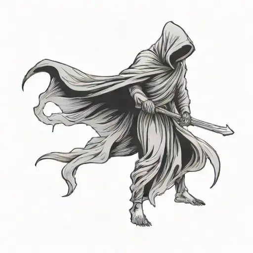 Grim Reaper Silloughette