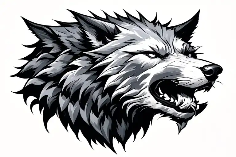 Heavy Norse Nautical With Fenrir On My Hand