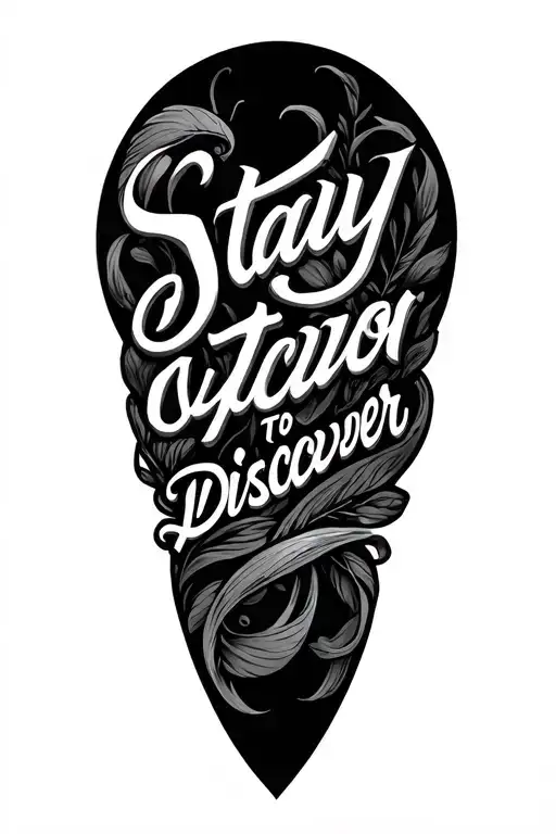Stay To Discover Phrase