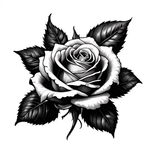 Dying Rose Intertwined