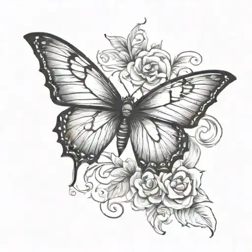 Half Bat Half Butterfly