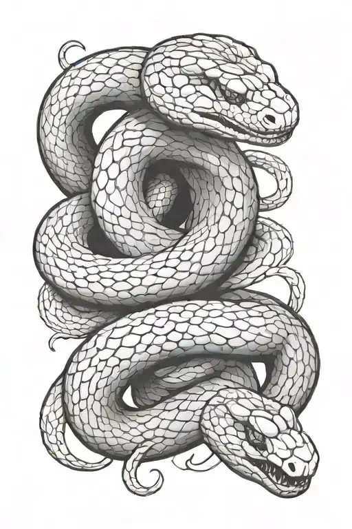 Snake Slithering From Shoulder To Chest Tattoo Design