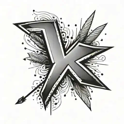 The Letters Gb And An Up Arrow