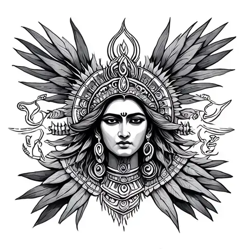 Aya Huma Ecuadorian God Symbol