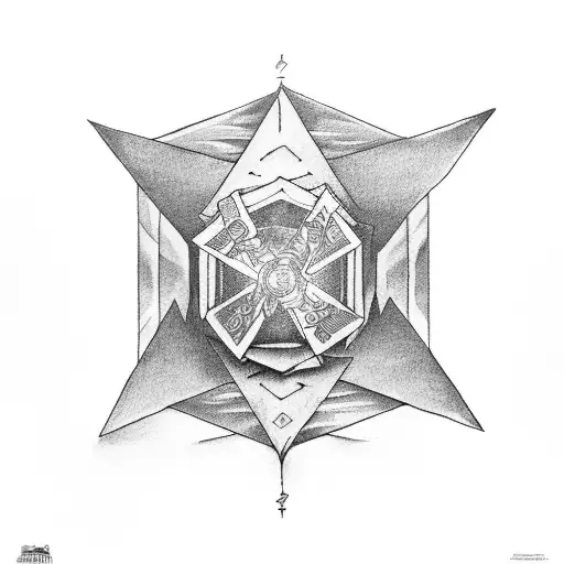 Metraton's Cube And The Empress On The Tarot Card