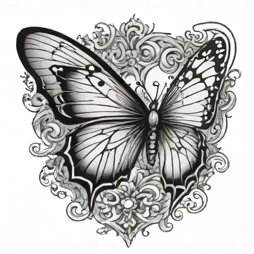 Half Bat Half Butterfly Wings