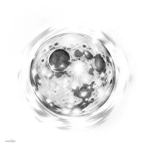A Discoball Full Moon