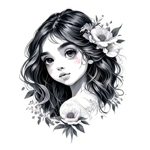 Minimal Tattoo Daughter