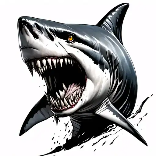 Realism Zombie Great White Shark Evil Theme