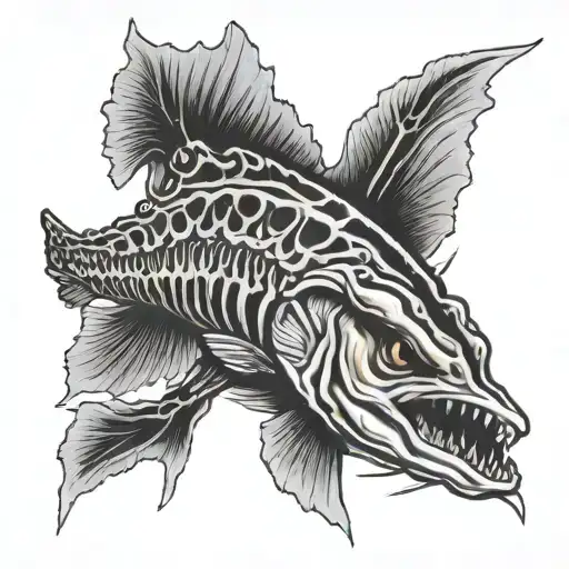 Skeleton Of Northern Pike