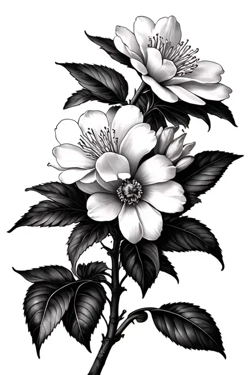 Jasmine Plant And Flowers