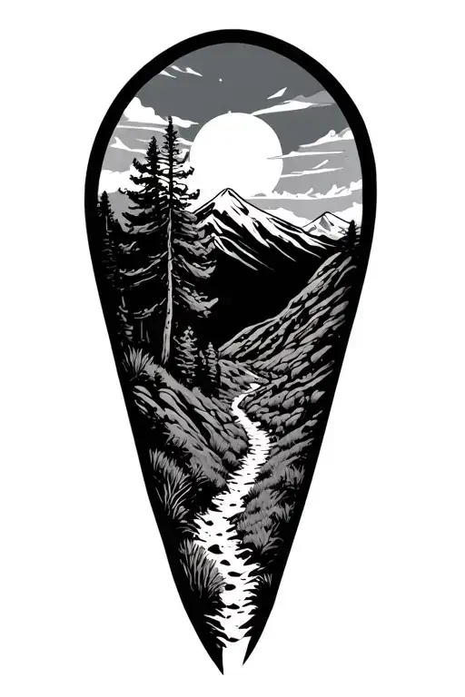 Hiking Trail Leading