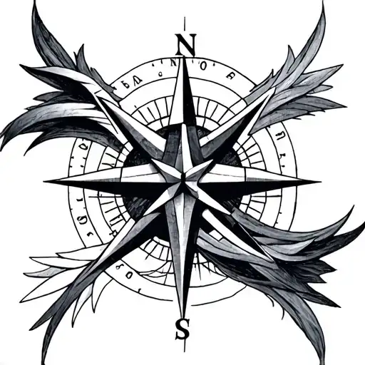 Stoic Compass Rose
