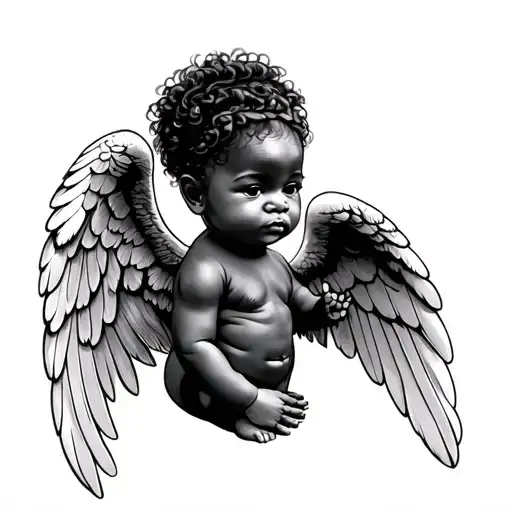 African Baby Angel Wing