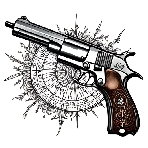 December Zodiac And Gun