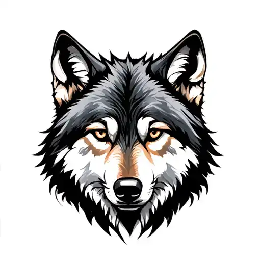 Wolf Forest Hand Tatto Design Inspired
