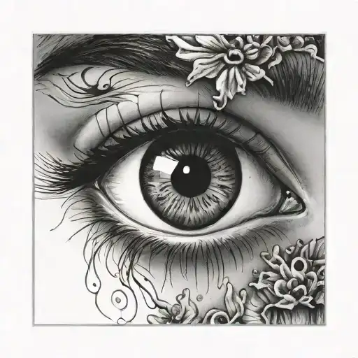 Creepy Eyeball With Two Iris