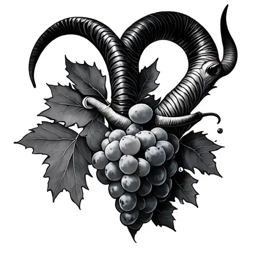 Grape Vein And Capricorn