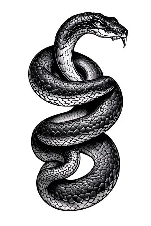 Weird Snake Wrapped On Scar Cover Up