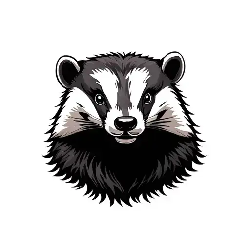 Badger Tattoo Symbol