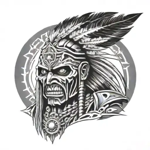 Iron Maiden Eddie Native Chief