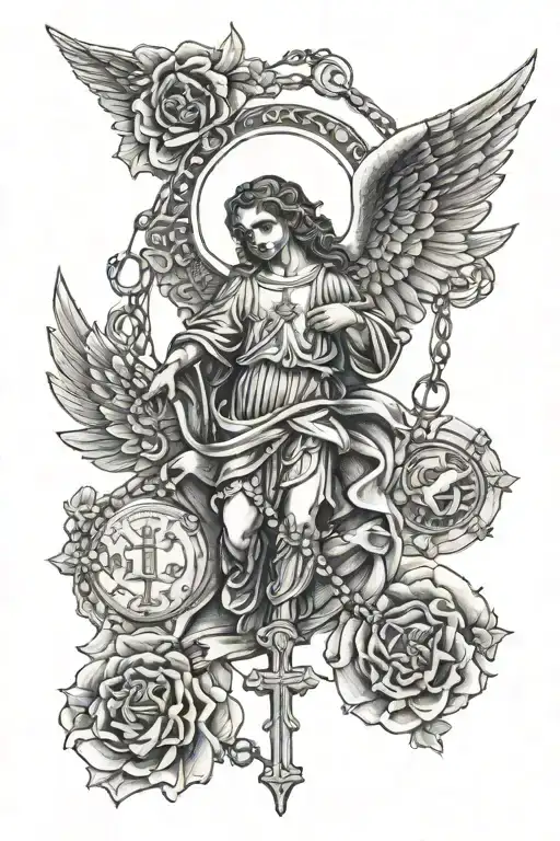 Rosary With St Michael The Archangel Inside