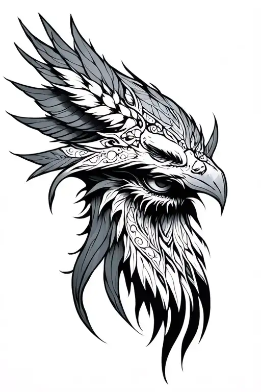 Avatar Tulkun Line Work Tattoo Design