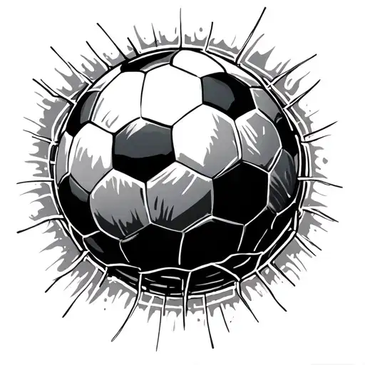 Back Of The Net Football