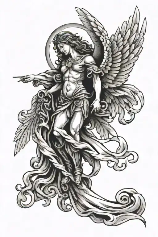 Arch Angel Michael American Traditional