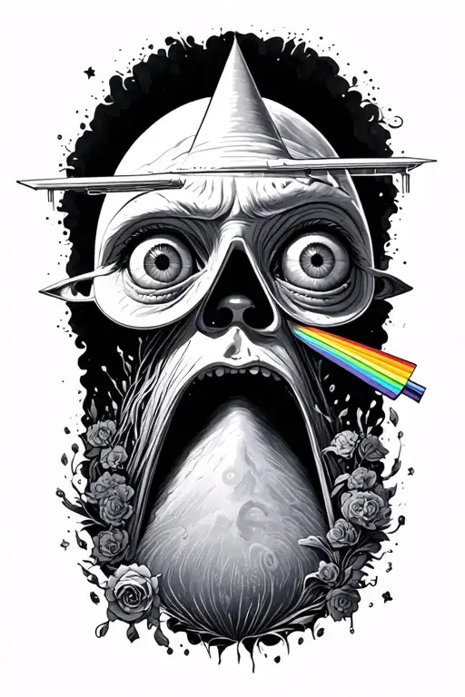 Representation Of Pink Floyd's Song Wearing The Inside Out