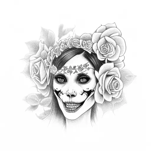 La Llorona With Flower Crown