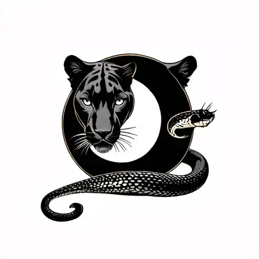 Panther Sun Moon Snake