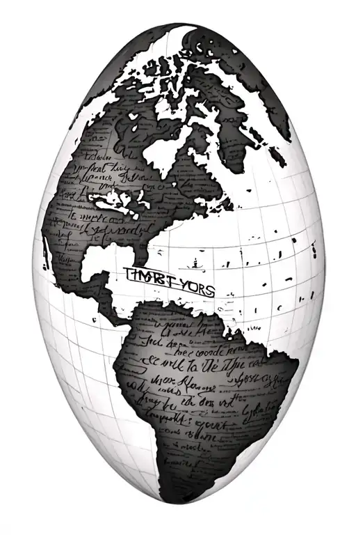 Airplane World Map The World Is Yours Written