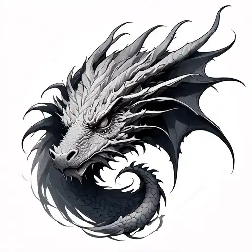 Ethereal Dragon Intertwined