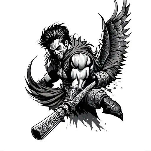 Cool Warrior That Never Gives Up And Always Win