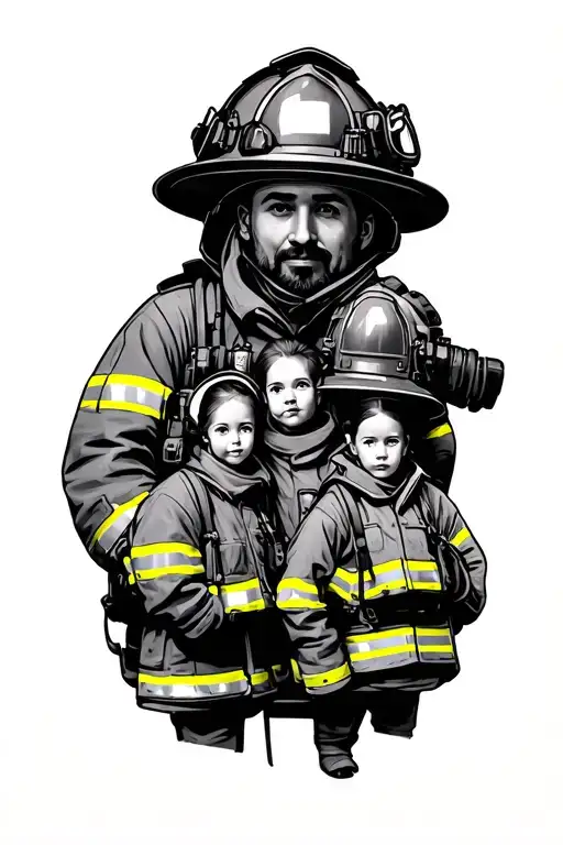 Firefighter And Hazmat Family