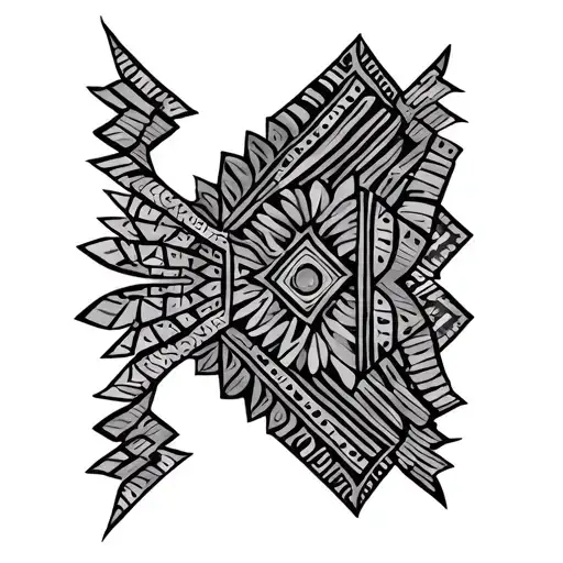 Feminine Aztec Pattern