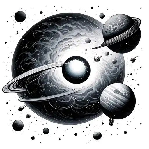 Outer Space Black Hole